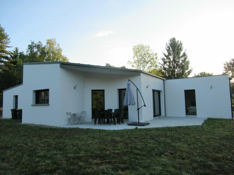 maison en monopente moderne