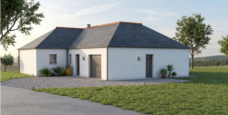 Maison neuve en ardoise CF
